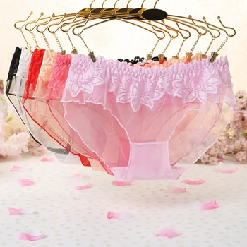 Lace Women Sexy Transparent Panties Underwear Female Seamless Ultrathin Breathable Briefs Underpants 
Lace Women Sexy Transparent Panties Underwear Female Seamless Ultrathin Breathable Briefs Underpants