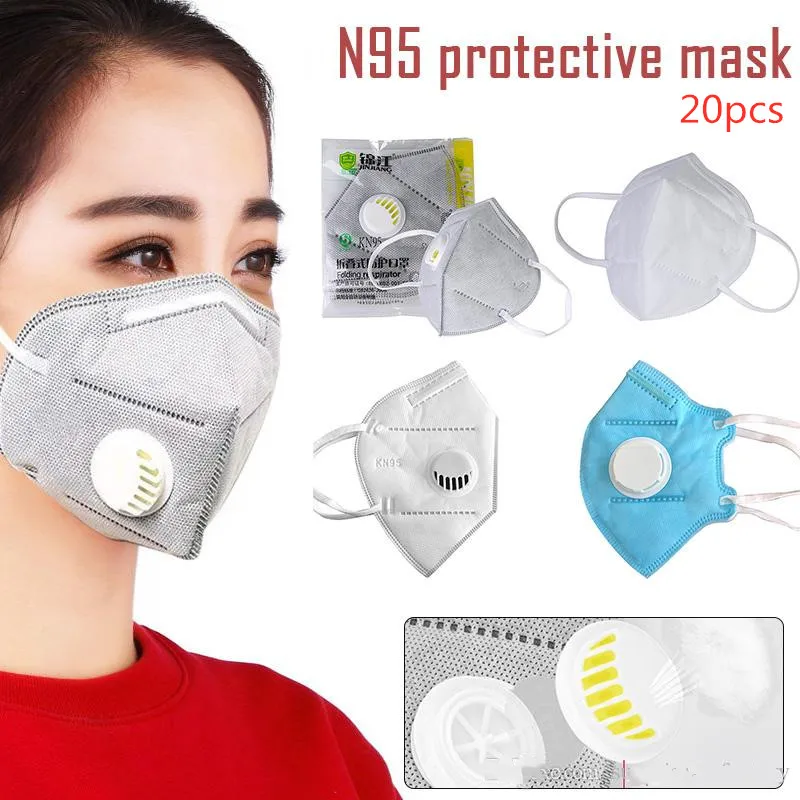 20pcs N95 mask respirator valve anti-pollution face same as FFP3 mask reusable anti-virus droplets spread PM2.5 anti-virus KN95
20pcs N95 mask respirator valve anti-pollution face same as FFP3 mask reusable anti-virus droplets spread PM2.5 anti-virus KN95