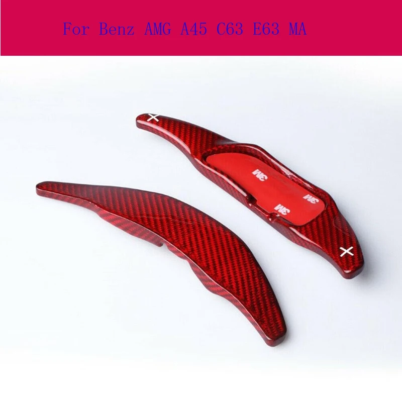Car Accessories 2PCS Quality Carbon Fiber DSG Steering Wheel Shift Paddle Shifter For Benz AMG A45 C63 E63 MA
Car Accessories 2PCS Quality Carbon Fiber DSG Steering Wheel Shift Paddle Shifter For Benz AMG A45 C63 E63 MA