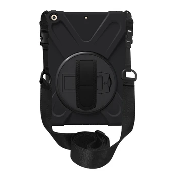 Heavy Duty Shockproof Protective Case Cover for New iPad 9.7 Inch 2017 2018 with Kickstand/ Hand Strap/ Shoulder Strap
Heavy Duty Shockproof Protective Case Cover for New iPad 9.7 Inch 2017 2018 with Kickstand/ Hand Strap/ Shoulder Strap