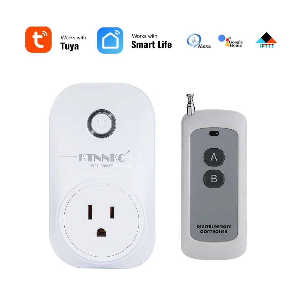 KTNNKG Smart Plug Wifi Smart Socket Tuya Smart Life App EU France US AU UK Poland Korea Plug Alexa Google Home Mini IFTTT
KTNNKG Smart Plug Wifi Smart Socket Tuya Smart Life App EU France US AU UK Poland Korea Plug Alexa Google Home Mini IFTTT