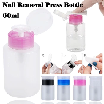 60ml Mini Pump Dispenser Empty Bottle Nail Remover Cleaner Liquid Container Storage Pressure Bottle Squeeze Bottle nail art tool
60ml Mini Pump Dispenser Empty Bottle Nail Remover Cleaner Liquid Container Storage Pressure Bottle Squeeze Bottle nail art tool