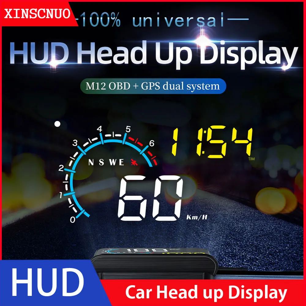 Car Universal HUD Head Up Display OBD2 Head-Up Speed Projector Safe Driving System Security Alarm Water temp Overspeed RPM
Car Universal HUD Head Up Display OBD2 Head-Up Speed Projector Safe Driving System Security Alarm Water temp Overspeed RPM