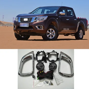 CAPQX For Nissan Navara NP300 2016 2017 Front Bumper Fog Light DRL Daytime Running Fog Lamp Frame Cover with Switch Harness Kits 
CAPQX For Nissan Navara NP300 2016 2017 Front Bumper Fog Light DRL Daytime Running Fog Lamp Frame Cover with Switch Harness Kits