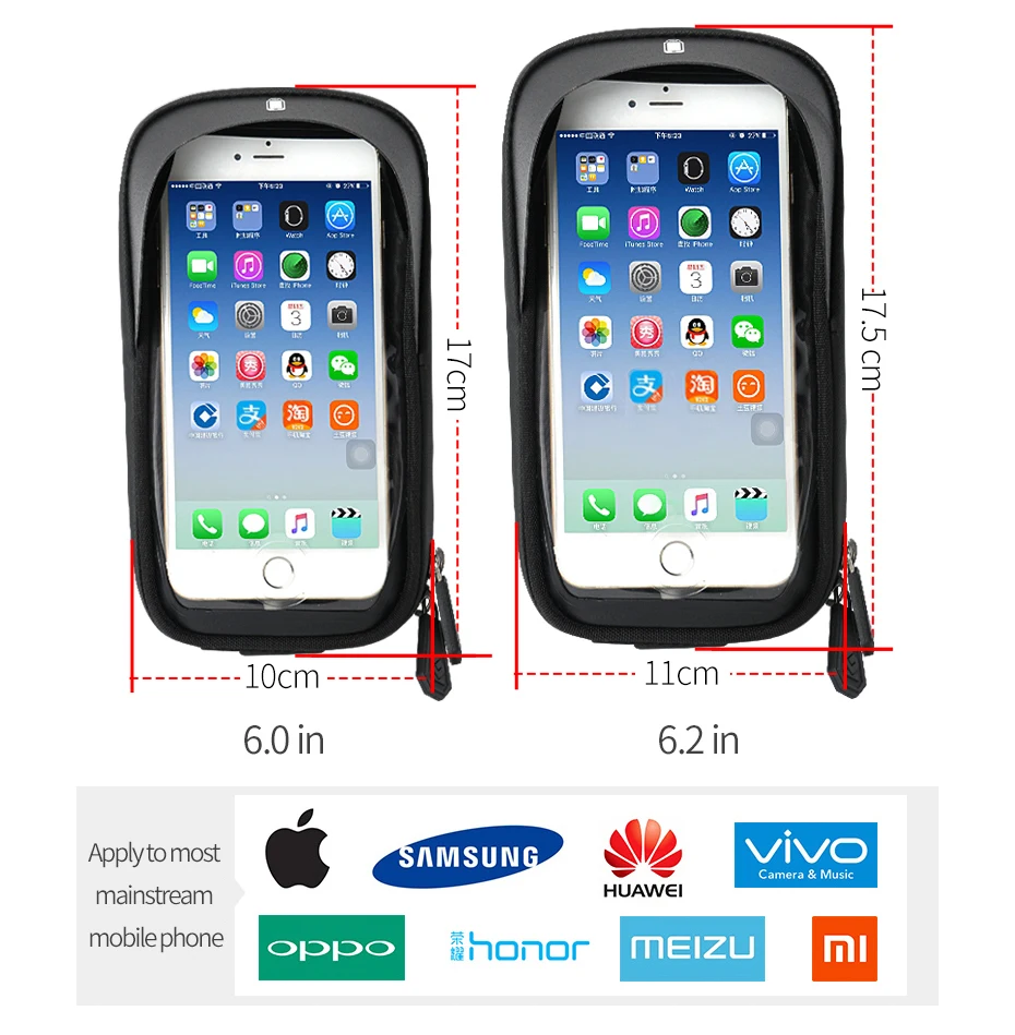 Flash Deal Waterproof Bike Bag Front Frame Bicycle Bag Head Top Tube Cycling Phone Bag 6.0,6.2 Inch Screen Touch Bicycle Bag Accessories 3 Flash Deal Waterproof Bike Bag Front Frame Bicycle Bag Head Top Tube Cycling Phone Bag 6.0,6.2 Inch Screen Touch Bicycle Bag Accessories 3