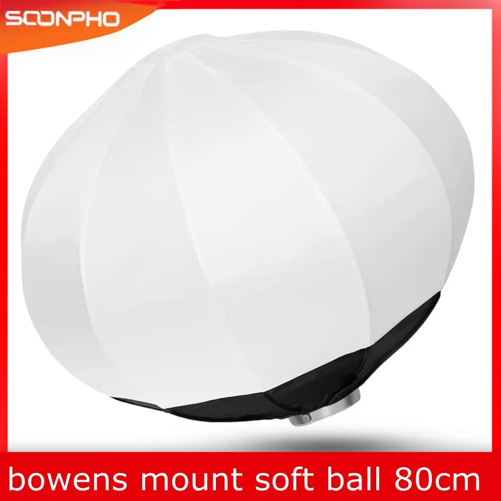 80cm Collapsible Sphere Softbox Paper Lantern Ball Shape Globe Diffuser w/ Bowens Mount for Studio Flash Strobe
80cm Collapsible Sphere Softbox Paper Lantern Ball Shape Globe Diffuser w/ Bowens Mount for Studio Flash Strobe
