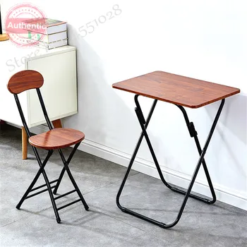 Multifunction Folding Dining Table and Chair Set Portable Simple Learning Desk Computer Table and Folded Stool bearing 150kg
Multifunction Folding Dining Table and Chair Set Portable Simple Learning Desk Computer Table and Folded Stool bearing 150kg