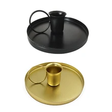 Candle Holder Metal Creative Retro Candlestick Taper Candle Holder with Handle for Tabletop Wedding Party Christmas Decoration Candle Holder Metal Creative Retro Candlestick Taper Candle Holder with Handle for Tabletop Wedding Party Christmas Decoration