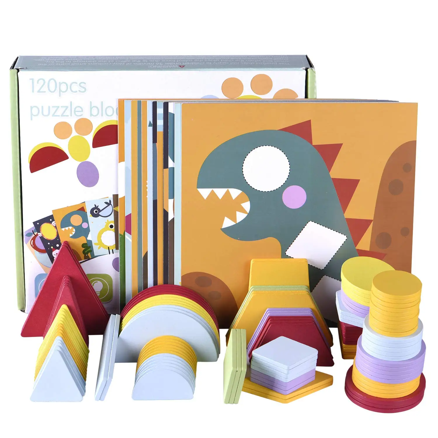 12 Double-Sided Scenes and 120 PCS Colorful Beginner Wooden Pattern Puzzle Jigsaw Sorting Educational Toy for Preschool
12 Double-Sided Scenes and 120 PCS Colorful Beginner Wooden Pattern Puzzle Jigsaw Sorting Educational Toy for Preschool