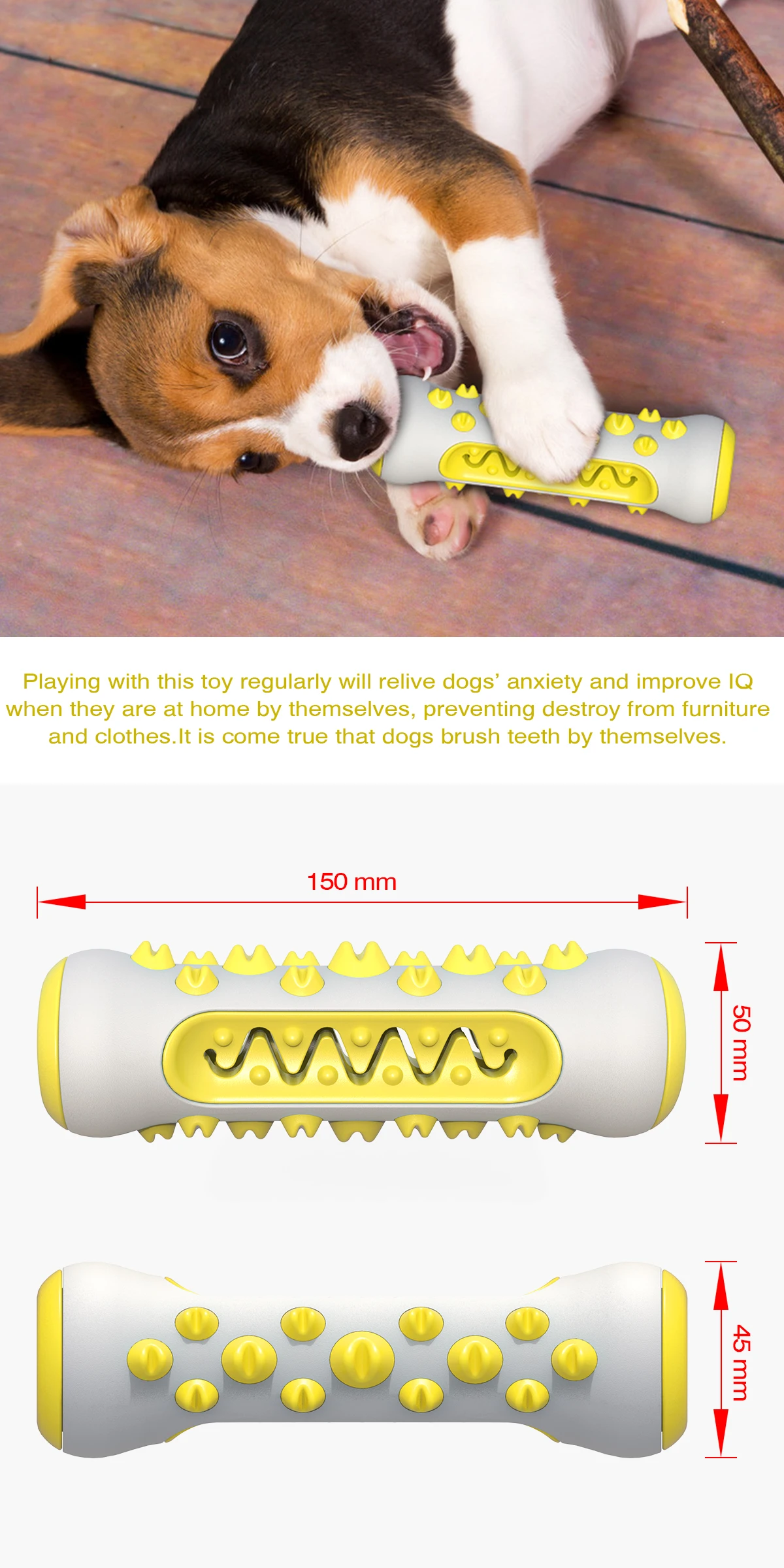 Dog Molar Toothbrush Toys Chew Cleaning Teeth Safe Elasticity Soft TPR Puppy Dental Care Pet Cleaning Toy Brushing Stick Dog Molar Toothbrush Toys Chew Cleaning Teeth Safe Elasticity Soft TPR Puppy Dental Care Pet Cleaning Toy Brushing Stick