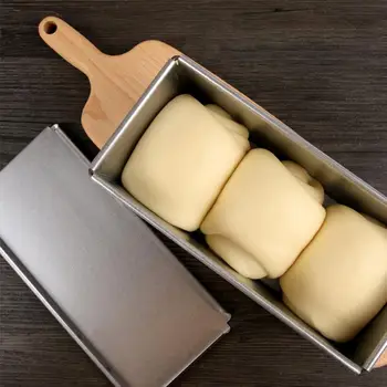Rectangular Loaf Pan Carbon Steel Non-stick Bellows Cover Toast Box Mold Bread Mold Eco-Friendly Baking Tools for Cakes
Rectangular Loaf Pan Carbon Steel Non-stick Bellows Cover Toast Box Mold Bread Mold Eco-Friendly Baking Tools for Cakes