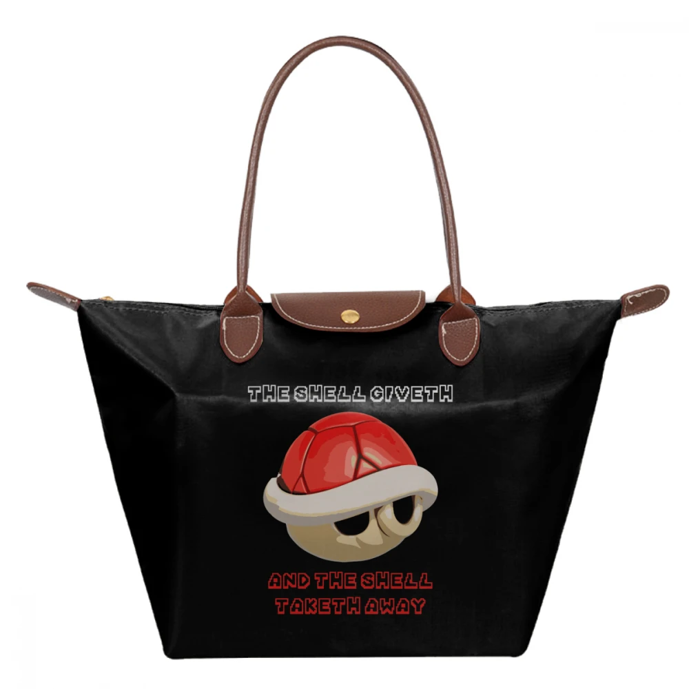 Mario Shell Handbag The Shell Giveth And The Shell Taketh Away Top-handle Bags Trendy Wedding Women Tote Bag hobo Handbags
Mario Shell Handbag The Shell Giveth And The Shell Taketh Away Top-handle Bags Trendy Wedding Women Tote Bag hobo Handbags