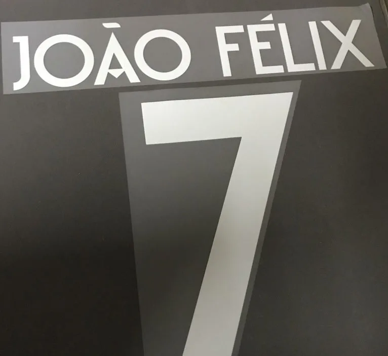 Top Quality 2019 UCL #7 Joao Felix Nameset WIth Log Customize Any Name Number Iron Soccer Patch
Top Quality 2019 UCL #7 Joao Felix Nameset WIth Log Customize Any Name Number Iron Soccer Patch