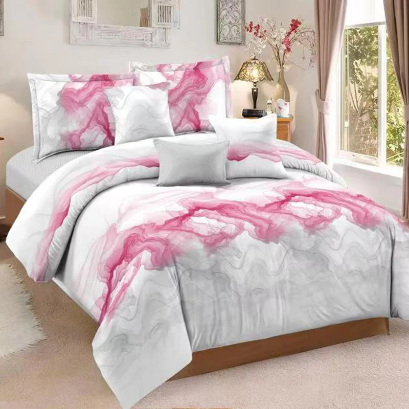Abstract Art Ink Painting Bedding Set Duvet Cover Pillowcases Solid Color Polyester Comforter Bedding Sets Bedclothes Bed Linen
Abstract Art Ink Painting Bedding Set Duvet Cover Pillowcases Solid Color Polyester Comforter Bedding Sets Bedclothes Bed Linen