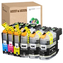 Compatible For Brother LC227XLBK LC225XLC LC225XLM LC225XLY DCP-J4120DW,MFC-J4420DW,MFC-J4620DW,MFC-J4625DW,MFC-J4420DW,J4620DW
Compatible For Brother LC227XLBK LC225XLC LC225XLM LC225XLY DCP-J4120DW,MFC-J4420DW,MFC-J4620DW,MFC-J4625DW,MFC-J4420DW,J4620DW