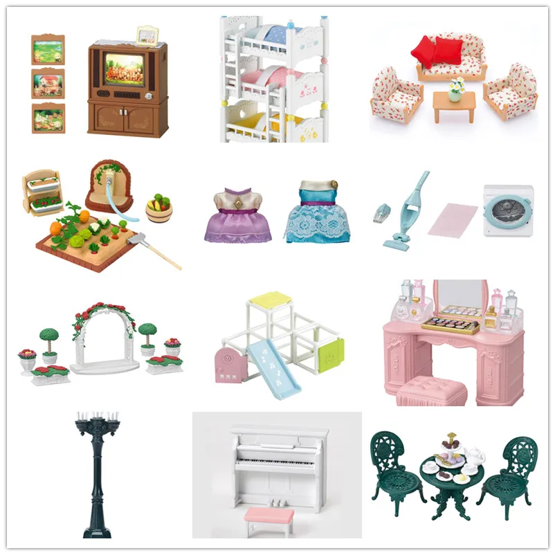 Sylvanian Families Furry Animal Dollhouse Figure Scence Accessories Furniture Fashion Dressing Various Types Girl Gift New
Sylvanian Families Furry Animal Dollhouse Figure Scence Accessories Furniture Fashion Dressing Various Types Girl Gift New