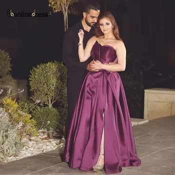 Bbonlinedress Purple Evening Dress Satin A-Line One Shoulder Elegant Evening Dresses 2020 Pleat Long Formal Gowns Plus Size 
Bbonlinedress Purple Evening Dress Satin A-Line One Shoulder Elegant Evening Dresses 2020 Pleat Long Formal Gowns Plus Size