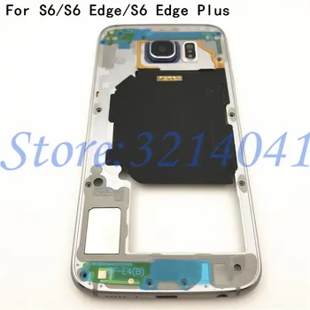 

Middle Frame Bezel Housing Chassis For Samsung Galaxy S6 S6 Edge S6 edge plus G920F G925F G928F Single Dual SIM With Camera Lens