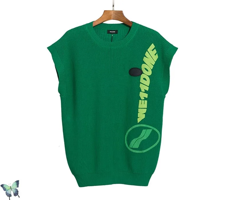 Autumn Winter Well Done Sweaters Keep Warm Vest Men Women Cotton High Quality Knitted Sleeveless Vest We 11 Done Sweater
Autumn Winter Well Done Sweaters Keep Warm Vest Men Women Cotton High Quality Knitted Sleeveless Vest We 11 Done Sweater