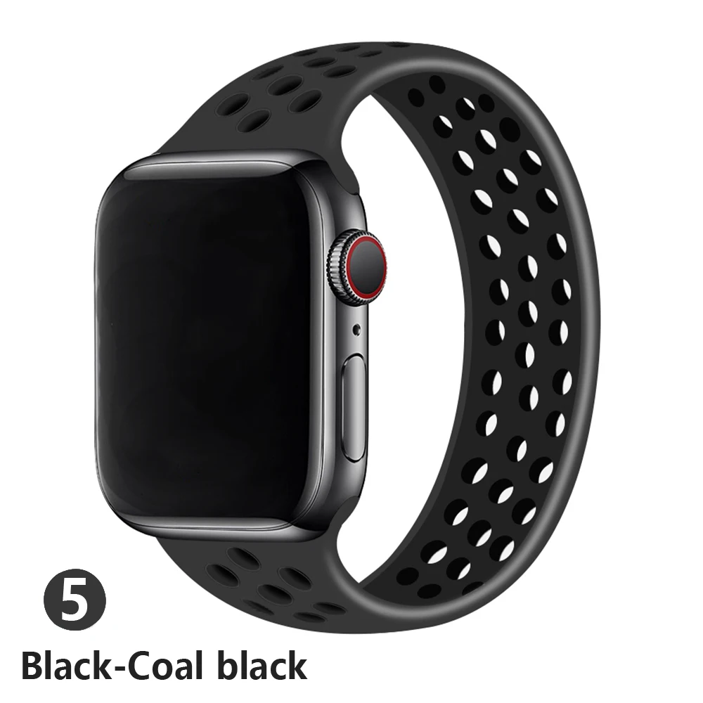 Solo Loop for Apple Watch Band 44mm 40mm 45mm 41mm 38mm 42mm 49mm Elastic Silicone bracelet iWatch Series 8 Ultra 3 SE 6 7 Strap Solo Loop for Apple Watch Band 44mm 40mm 45mm 41mm 38mm 42mm 49mm Elastic Silicone bracelet iWatch Series 8 Ultra 3 SE 6 7 Strap