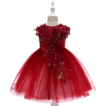 Girls Floral Sleeveless Dress Princess Party Applique Wedding Flower Girl Party Clothing 2 3 4 5 6 7 8 9 10 years 
Girls Floral Sleeveless Dress Princess Party Applique Wedding Flower Girl Party Clothing 2 3 4 5 6 7 8 9 10 years