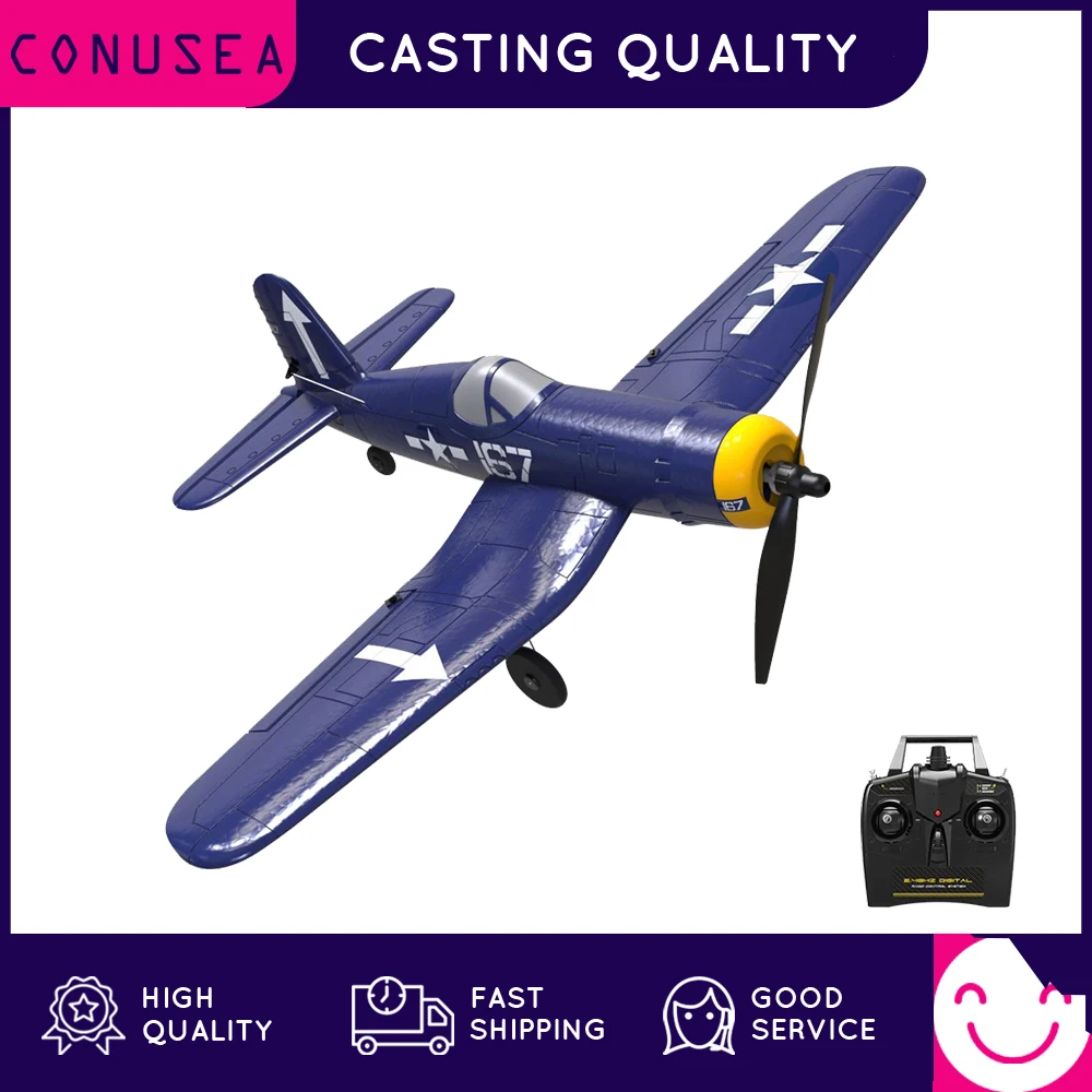 CONUSEA 761-8 RC Airplane 2.4Ghz 6-Axis Gyro F4U Corsair RC Plane Glider EPP Trainer Warbird Fixed Wing RTF Propeller Saver 
CONUSEA 761-8 RC Airplane 2.4Ghz 6-Axis Gyro F4U Corsair RC Plane Glider EPP Trainer Warbird Fixed Wing RTF Propeller Saver
