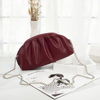 2020 Cloud Soft PU Leather Women Handbag Woman Simple Dumplings Bags Crossbody Bag Shell Light Weight Shoulder Folds Clutch Bag
2020 Cloud Soft PU Leather Women Handbag Woman Simple Dumplings Bags Crossbody Bag Shell Light Weight Shoulder Folds Clutch Bag