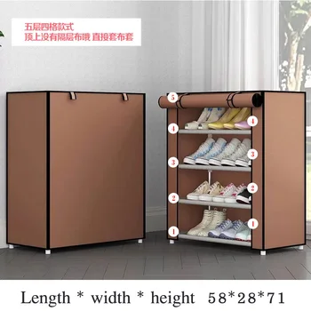 Simple Multi-layer Combination Dustproof Shoe Cabinet Non-woven Cloth Storage Shoe Rack Folding Metal Shoe Organizer Rack Shelf
Simple Multi-layer Combination Dustproof Shoe Cabinet Non-woven Cloth Storage Shoe Rack Folding Metal Shoe Organizer Rack Shelf