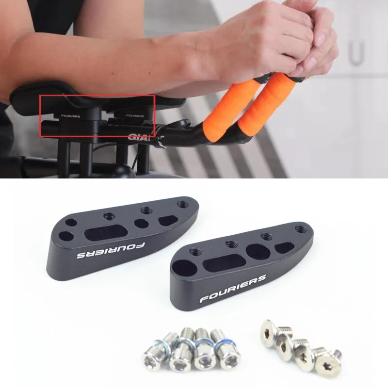 New Alloy Fouriers TT Handlebar Spacer Extender For GIANT New Trinity Road Bike 15/10 Degrees Aerobars Stack Height Stackers Hot
New Alloy Fouriers TT Handlebar Spacer Extender For GIANT New Trinity Road Bike 15/10 Degrees Aerobars Stack Height Stackers Hot