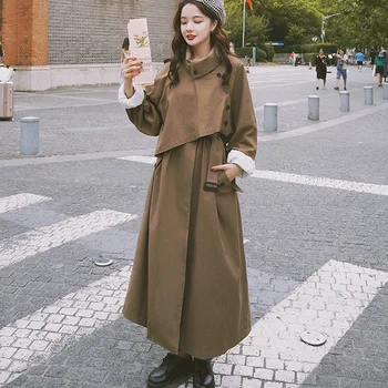 2019 New Style Women Trench Coat Autumn Long Coat Casual Loose Cardigan Outerwear Overcoat Korean Abrigo Mujer
2019 New Style Women Trench Coat Autumn Long Coat Casual Loose Cardigan Outerwear Overcoat Korean Abrigo Mujer