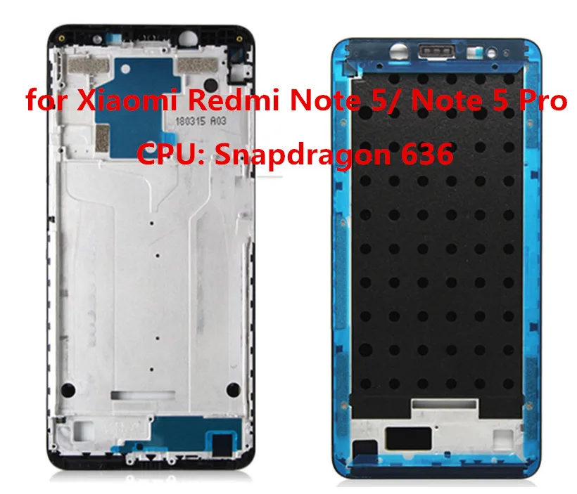 Mid Frame Plate for Xiaomi Redmi note 5/ Note 5 Pro Middle Frame LCD Supporting Faceplate Bezel Housing Replacement Repair Spare
Mid Frame Plate for Xiaomi Redmi note 5/ Note 5 Pro Middle Frame LCD Supporting Faceplate Bezel Housing Replacement Repair Spare