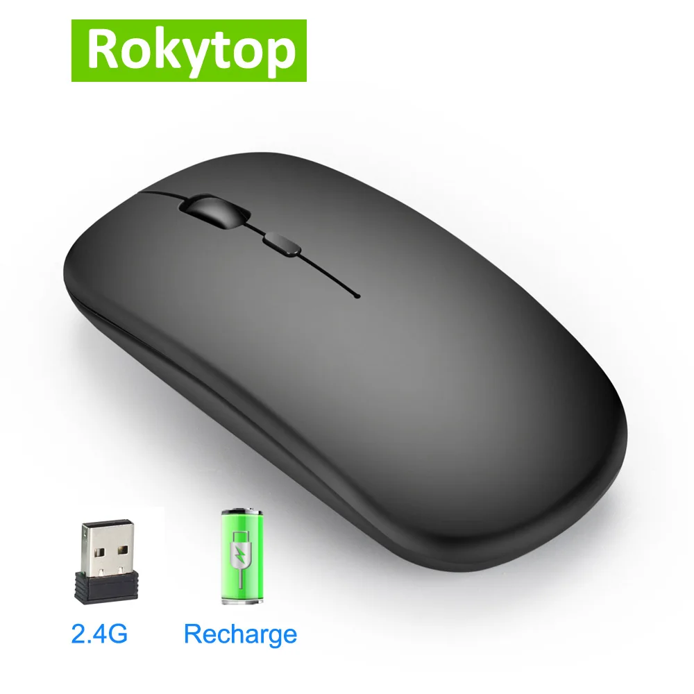 2.4G Wireless Mouse Rechargeable Mause Ergonomic Computer Mouse Ultra-Thin Silent Mouse Mice Opto-electronic For Laptop PC
2.4G Wireless Mouse Rechargeable Mause Ergonomic Computer Mouse Ultra-Thin Silent Mouse Mice Opto-electronic For Laptop PC