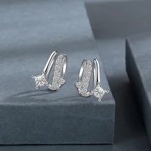 Fashion flower clip earrings silver 925 Cubic Zironia No pierced ear clip jewelry boucles d'oreilles pour les femmes
Fashion flower clip earrings silver 925 Cubic Zironia No pierced ear clip jewelry boucles d'oreilles pour les femmes