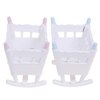1:12 DollHouse Miniature Dolls Furniture White Wooden Cardle Baby Bed Toys
1:12 DollHouse Miniature Dolls Furniture White Wooden Cardle Baby Bed Toys