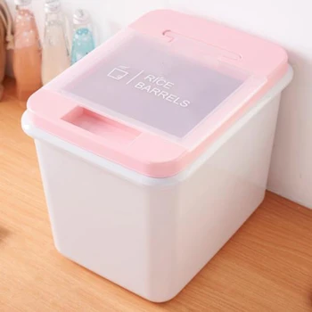 2Pcs 10Kg Cereal Dispenser Storage Box Kitchen Food Rice Grain Container Organizer Grain Storage Cans - Pink & Green
2Pcs 10Kg Cereal Dispenser Storage Box Kitchen Food Rice Grain Container Organizer Grain Storage Cans - Pink & Green