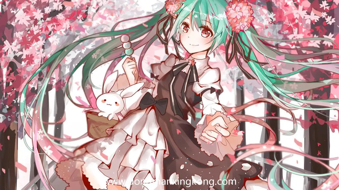 【电脑壁纸】甜美可爱初音未来桌面壁纸 - 动漫星空
