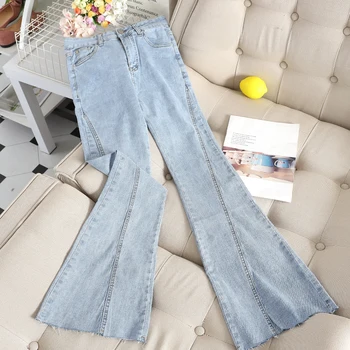 2020 summer new denim women jeans solid wide leg female street wear fashion female pants top quality
2020 summer new denim women jeans solid wide leg female street wear fashion female pants top quality