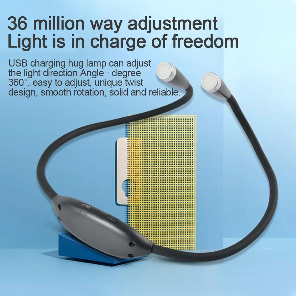 able Book Light Flexible Neck Hanging Rechargeable LED Book Reading Light Handsfree Night Lamp Flashlight Reading Lamp Novelty
able Book Light Flexible Neck Hanging Rechargeable LED Book Reading Light Handsfree Night Lamp Flashlight Reading Lamp Novelty