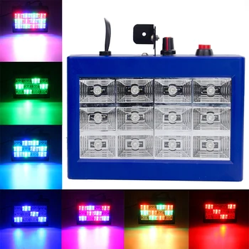 Professional Sound Control Stage Flash Light RGB 12 LEDs Strobe Disco Party Light for Club Dj Effect Lamp
Professional Sound Control Stage Flash Light RGB 12 LEDs Strobe Disco Party Light for Club Dj Effect Lamp
