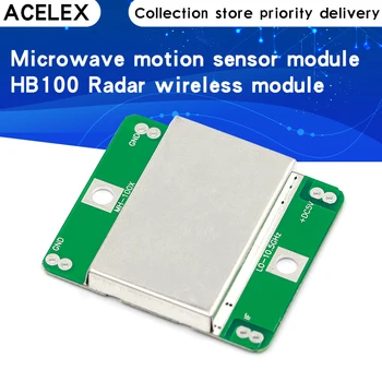 Microwave Doppler Radar Wireless Module Motion Sensor HB100, Microwave Motion Sensor, Motion Detector
Microwave Doppler Radar Wireless Module Motion Sensor HB100, Microwave Motion Sensor, Motion Detector