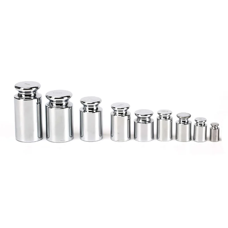 1g 5G 10g 50g 100g 200g 500g argent de calibrage poids pour pèse-balance