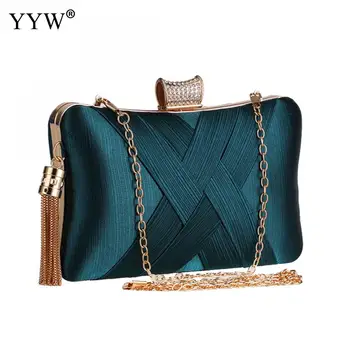 Green Women'S Bag Elegant Tassel Silk Evening Party Clutch Bridal Wedding Purse Luxury Prom Night Party Pochette Femme 2019 Sac
Green Women'S Bag Elegant Tassel Silk Evening Party Clutch Bridal Wedding Purse Luxury Prom Night Party Pochette Femme 2019 Sac