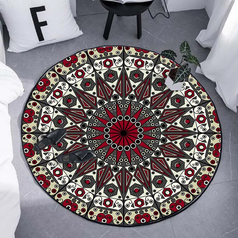 Latest Round Carpet Mandala Printed Soft Carpets Anti-slip Rugs Computer Chair Mat Floor Mat for Kids Room Home Decor Door Mat
Latest Round Carpet Mandala Printed Soft Carpets Anti-slip Rugs Computer Chair Mat Floor Mat for Kids Room Home Decor Door Mat