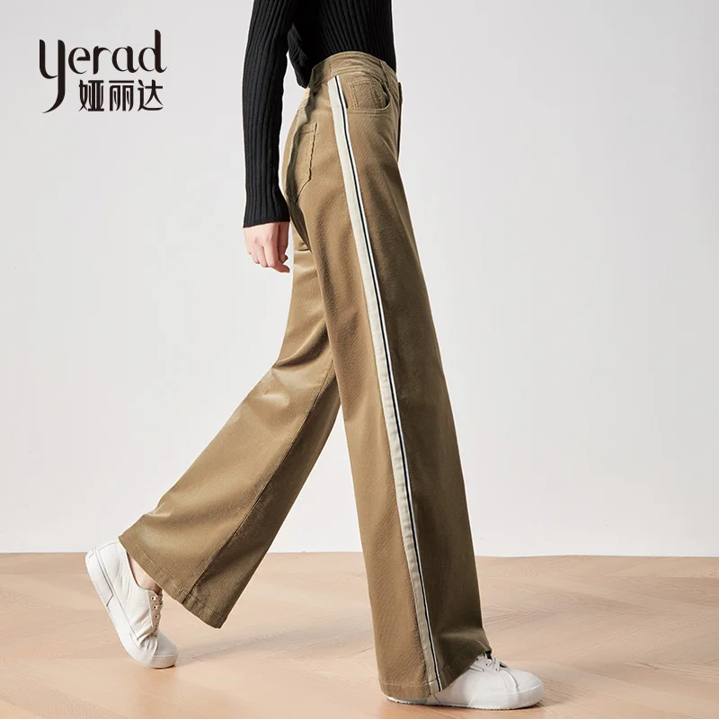 YERAD Autumn Women Wide Leg Pants Casual Loose High Elastic Waist Pants Side Stripe Palazzo Long Trousers
YERAD Autumn Women Wide Leg Pants Casual Loose High Elastic Waist Pants Side Stripe Palazzo Long Trousers