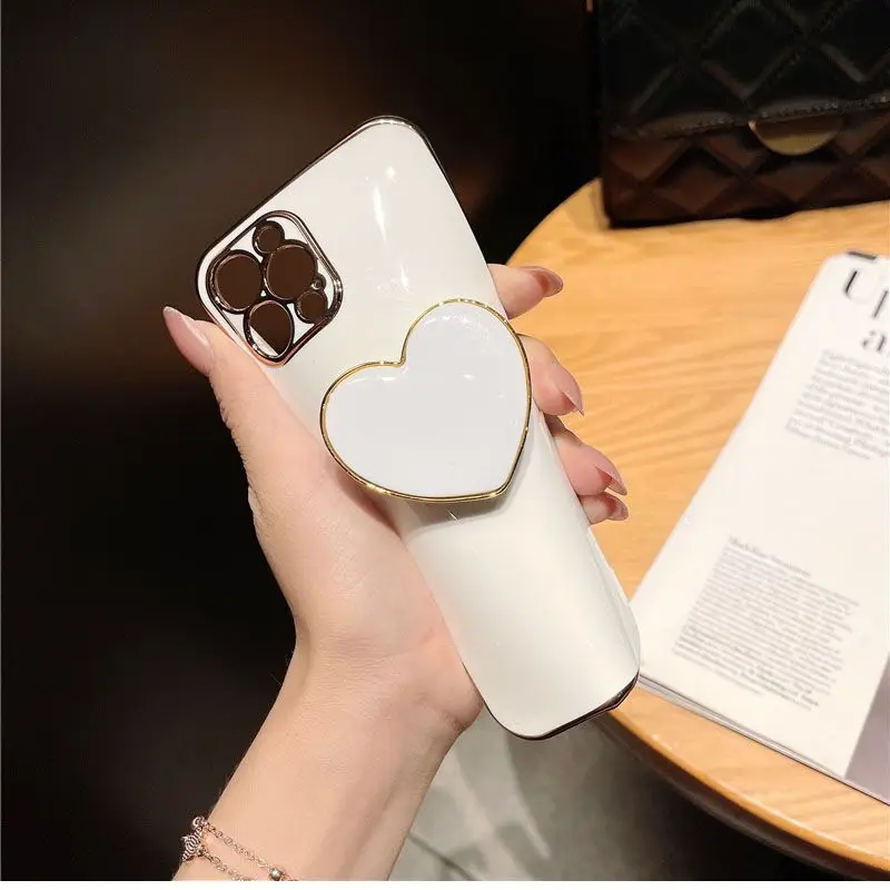 Luxury Silicone Case For iphone With Holder