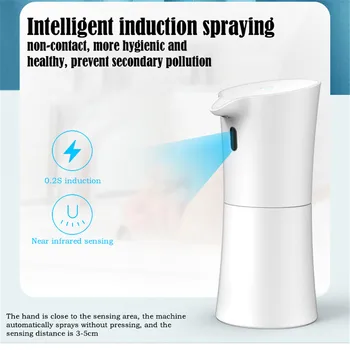 500ml Automatic Soap Dispenser Touchless Bathroom Smart Sensor Liquid Soap Dispenser for Kitchen Hand Free Induction Foam
500ml Automatic Soap Dispenser Touchless Bathroom Smart Sensor Liquid Soap Dispenser for Kitchen Hand Free Induction Foam