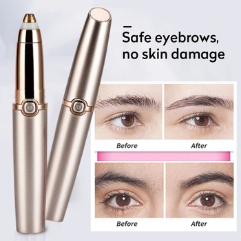 Mini Electric Eyebrow Trimmer Painless Face Brows Hair Remover Eye Brow Epilator For Women Makeup Facial Cleanning 
Mini Electric Eyebrow Trimmer Painless Face Brows Hair Remover Eye Brow Epilator For Women Makeup Facial Cleanning
