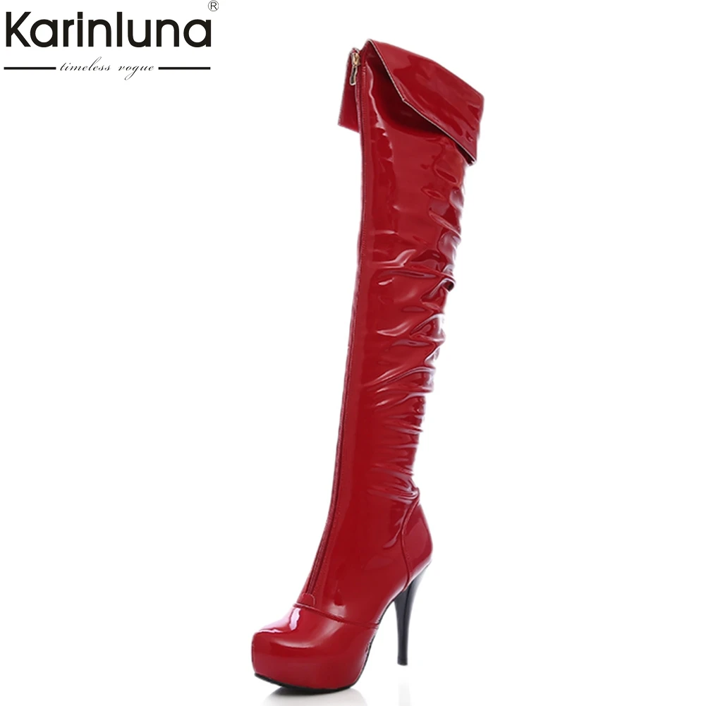 Women's 2020 high quality winter boots women shoes woman 12cm high heels sexy platform party over the knee boots female 
Women's 2020 high quality winter boots women shoes woman 12cm high heels sexy platform party over the knee boots female