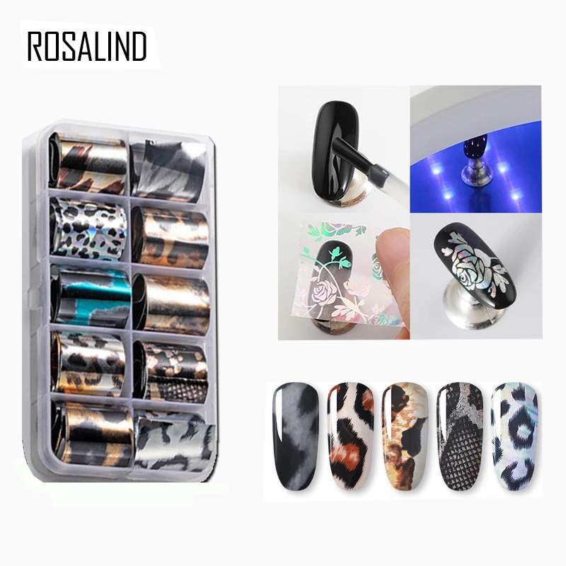 ROSALIND Slider Foil Stickers For Nails Art decals Manicure Set Design Top Semi Permanent Nail Stickers Kit Need Base Gel Polish 
ROSALIND Slider Foil Stickers For Nails Art decals Manicure Set Design Top Semi Permanent Nail Stickers Kit Need Base Gel Polish