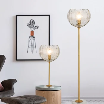 Glass floor lamp light luxury postmodern floor lamp table lamp living room simple vertical bedroom bedside Nordic ins lamps 
Glass floor lamp light luxury postmodern floor lamp table lamp living room simple vertical bedroom bedside Nordic ins lamps